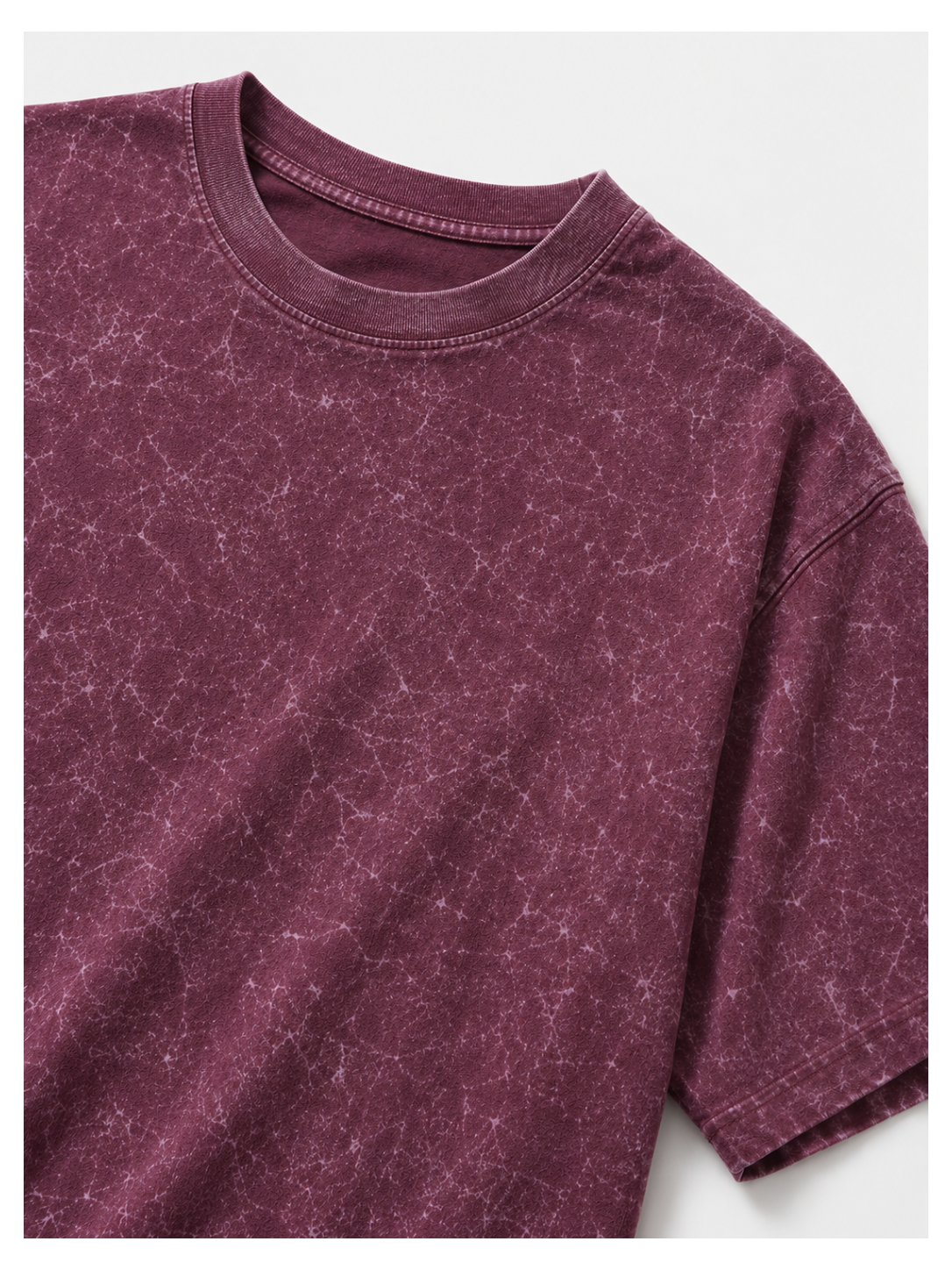 Vintage Plum Acid Wash Oversized Tee