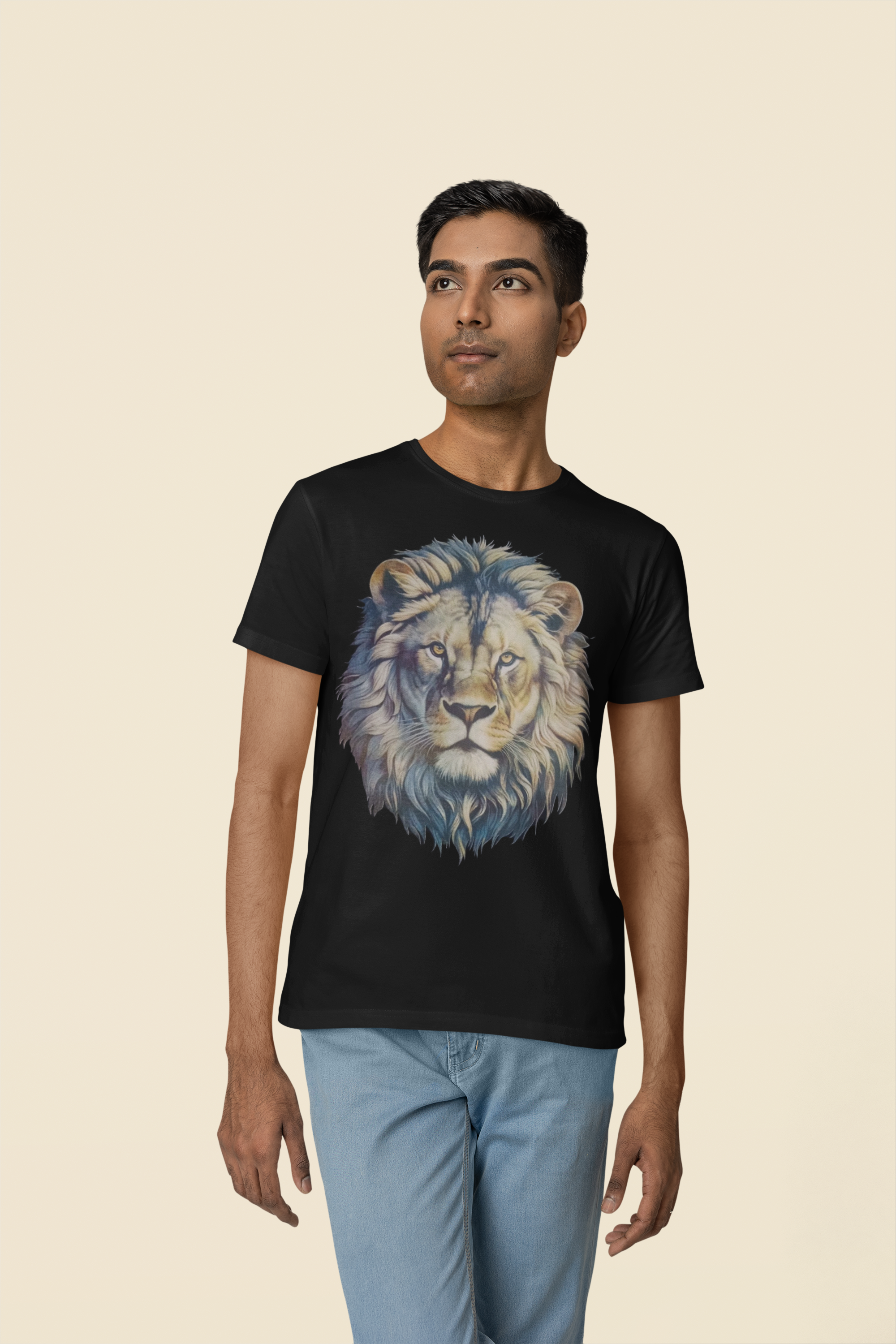 Avenster Radium-Printed Animal Print T-shirt that Glows in the Dark