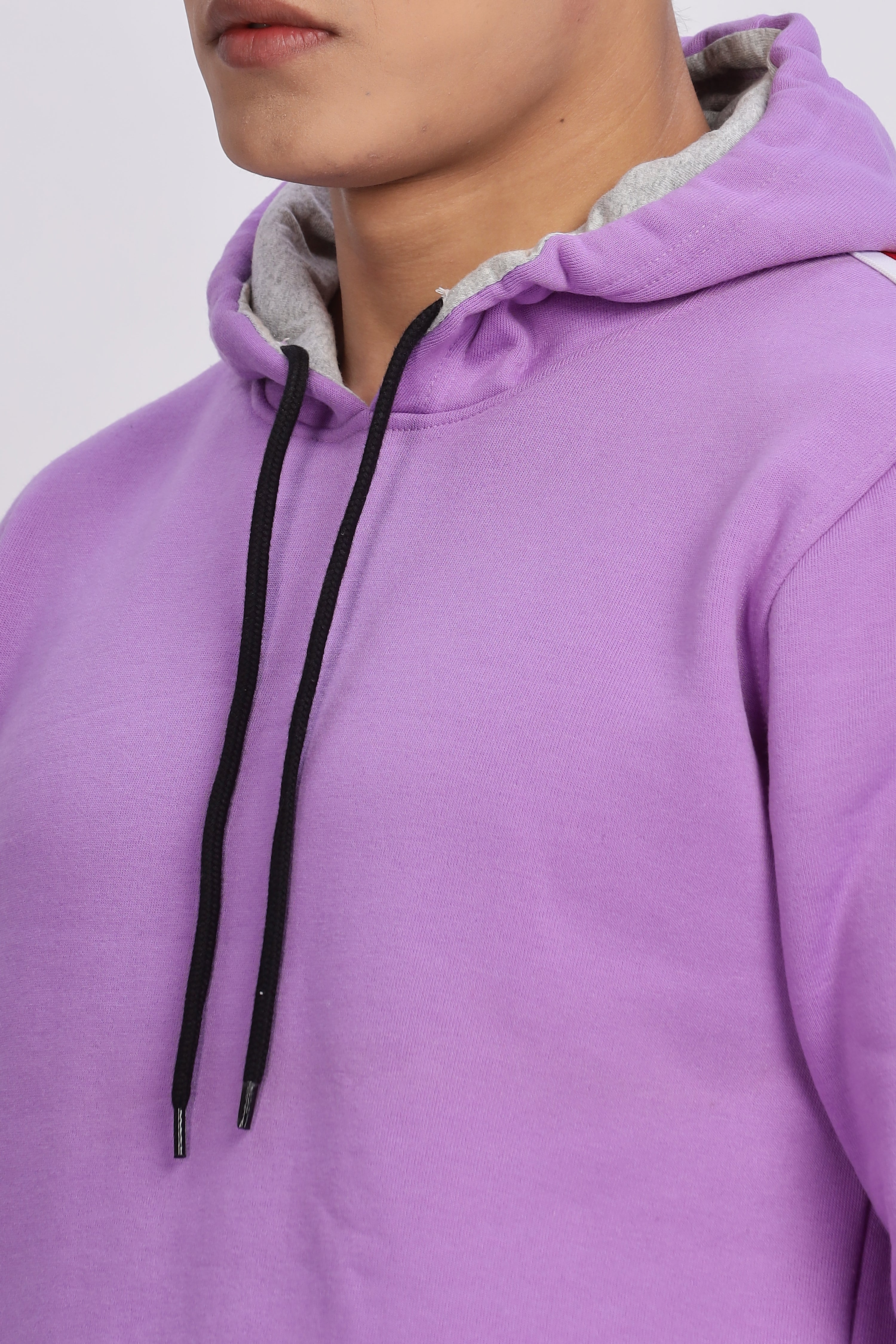 Avenster Cotton Purple Hoodie