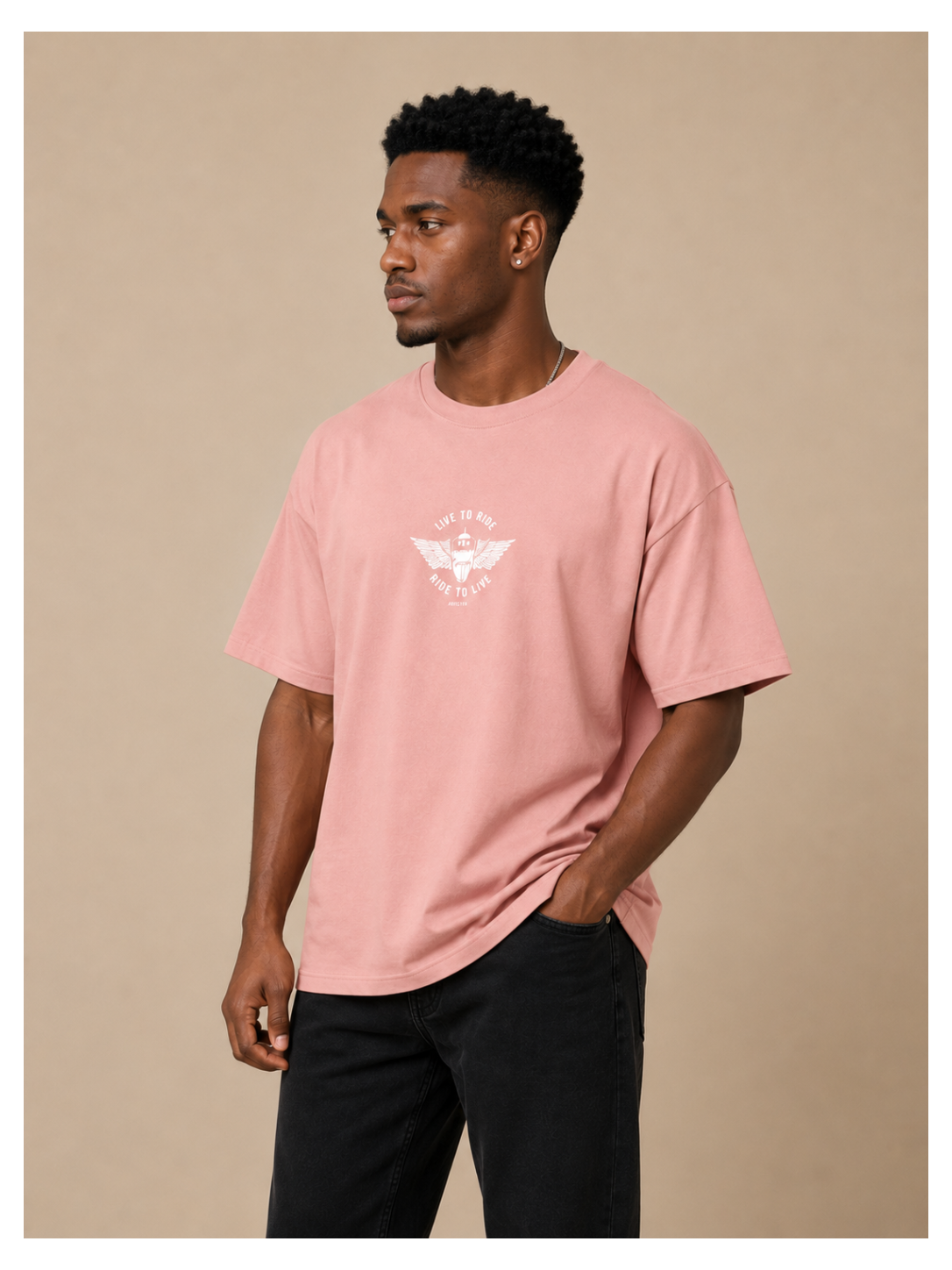 Oversized Bike Lover Printed T-Shirt | Premium Moto Addict Streetwear Tee