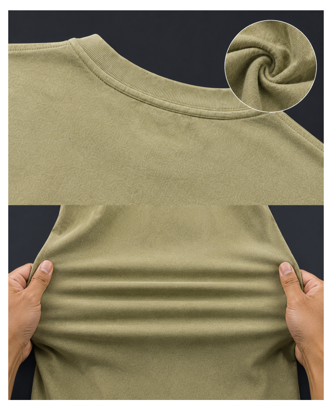 Moss Gradient Streetwear Tee
