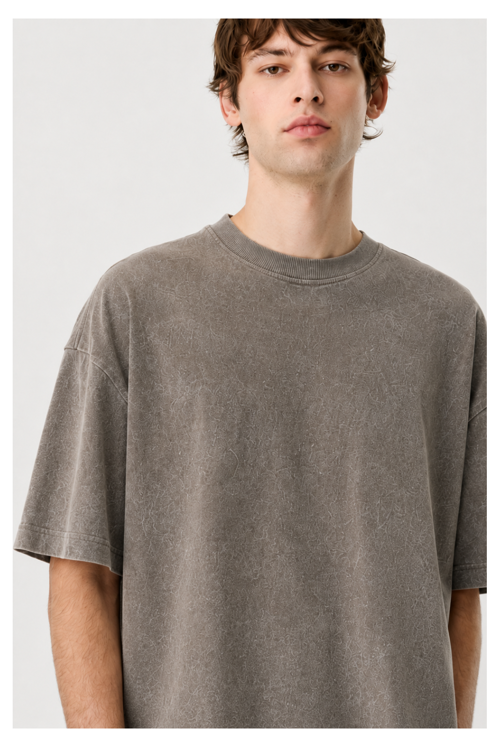 Vintage Grey Oversized Tee