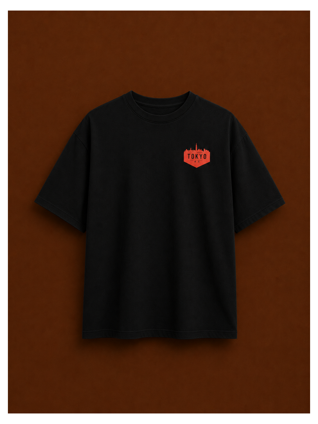 Tokyo Skyline – Minimal Travel Oversized Tee