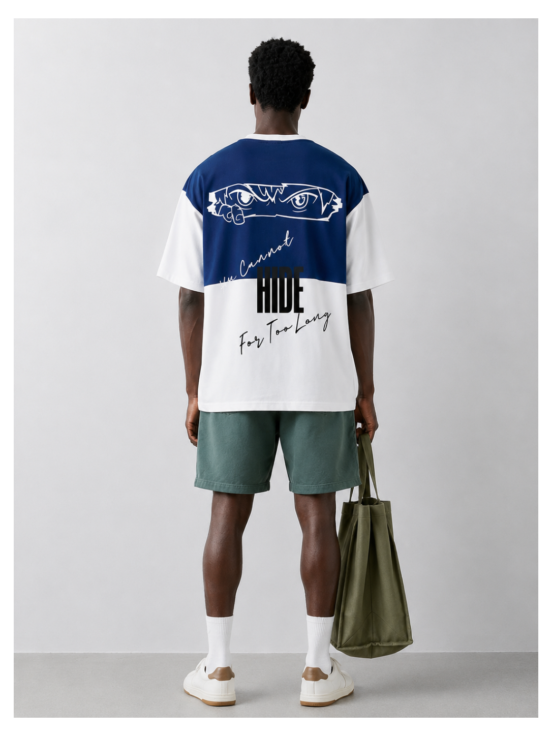 Hidden Instinct Anime Graphic Oversized Tee