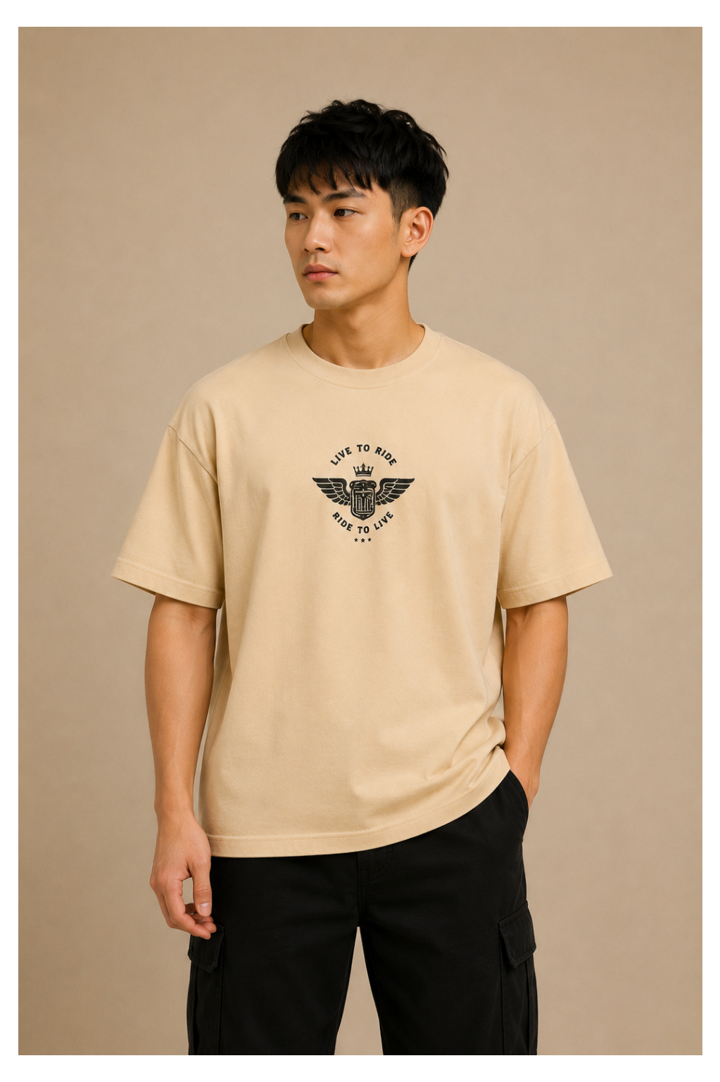 Oversized Bike Lover Printed T-Shirt | Premium Moto Addict Streetwear Tee