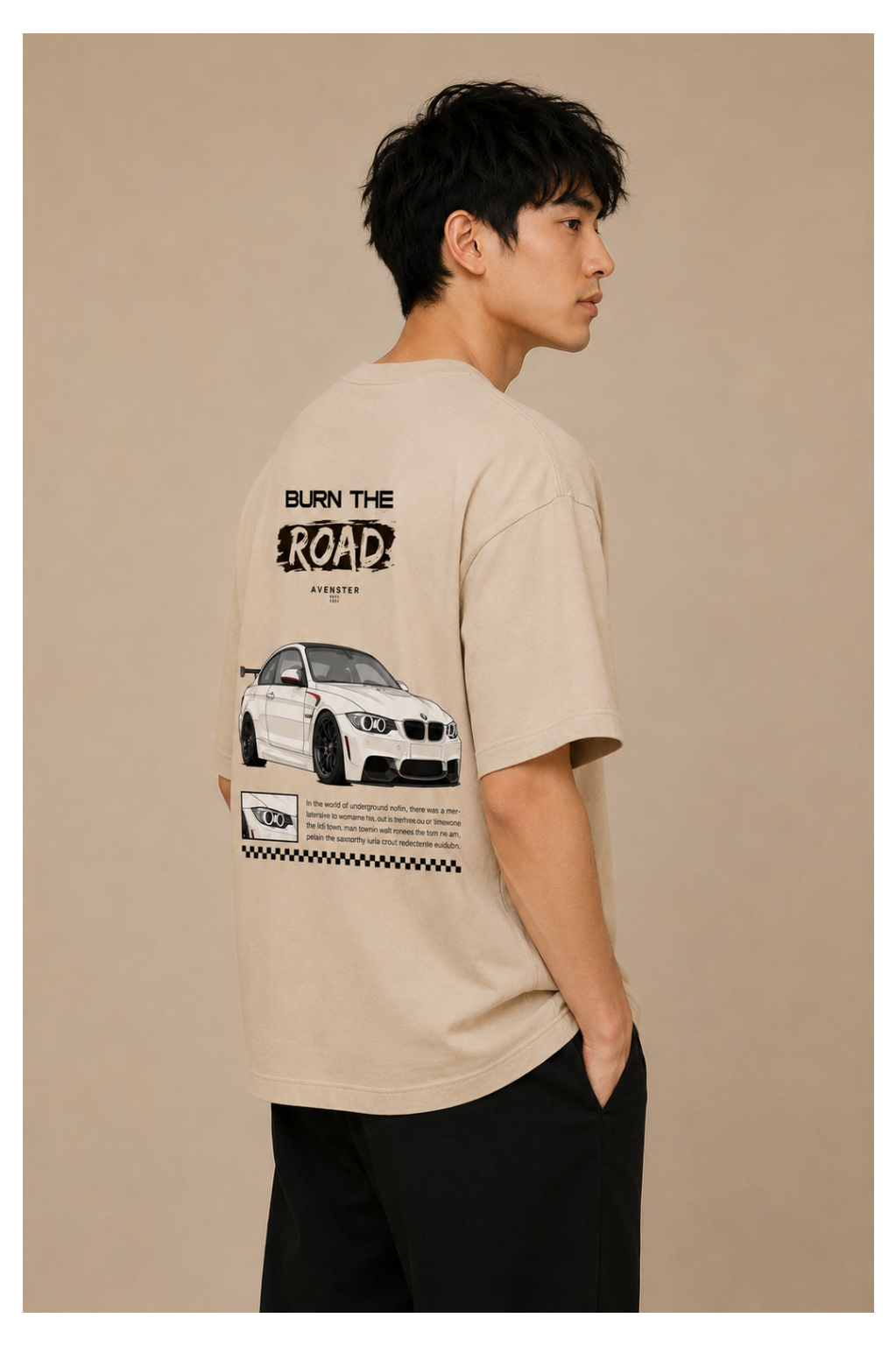 Oversized Car Enthusiast Printed T-Shirt | Premium Streetwear Graphic Tee