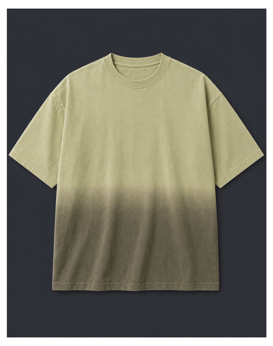 Moss Gradient Streetwear Tee