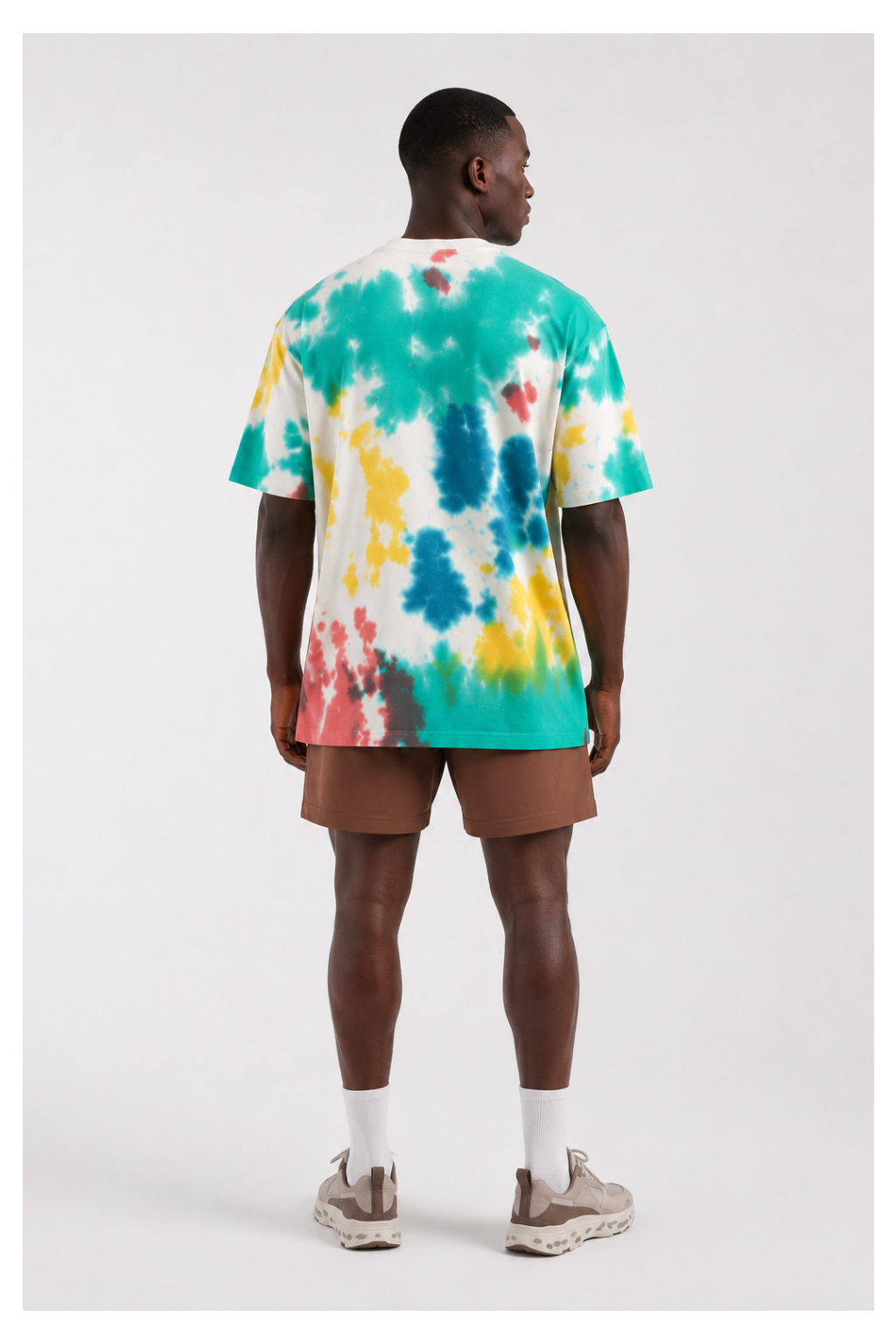 Avenster Colorful Tie-Dye Oversized Tee – Bold & Stylish