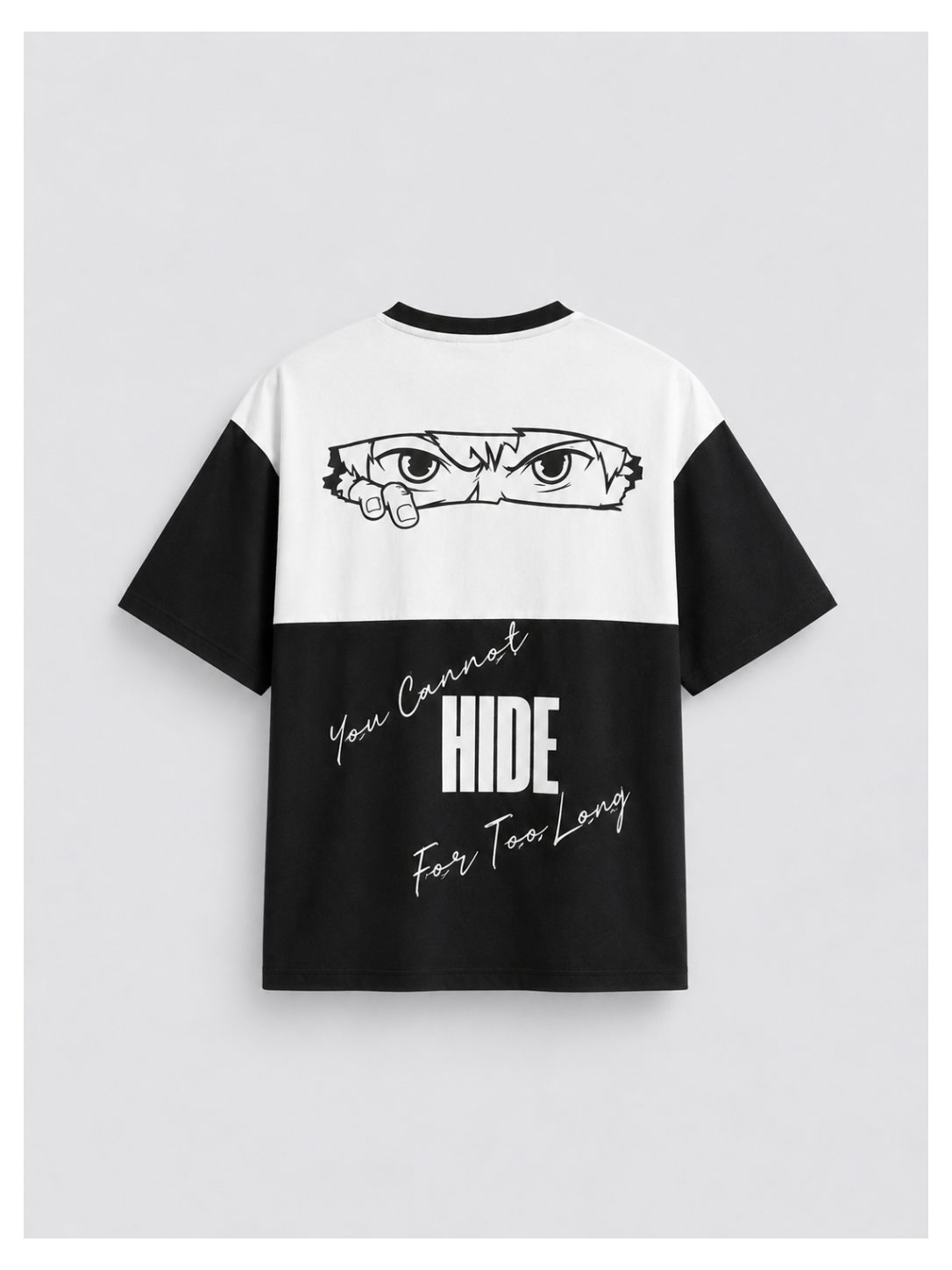 Don't Hide Dual Tone Oversized Tee