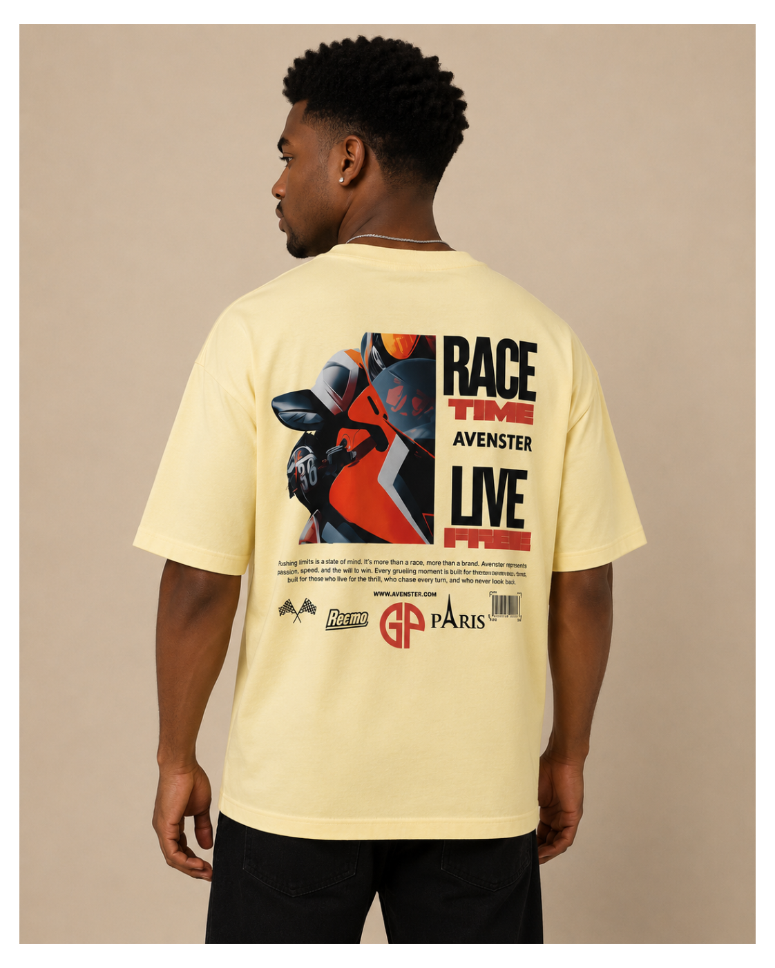Oversized Bike Lover Printed T-Shirt | Premium Moto Addict Streetwear Tee