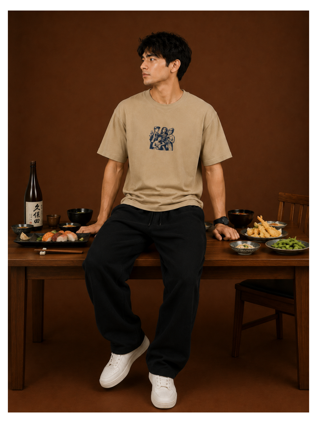 Sakura Journey Oversized Tee