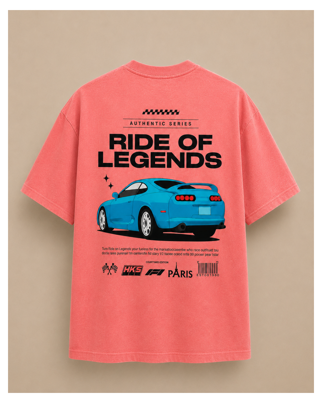 Oversized Car Enthusiast Printed T-Shirt | Premium Streetwear Graphic Tee