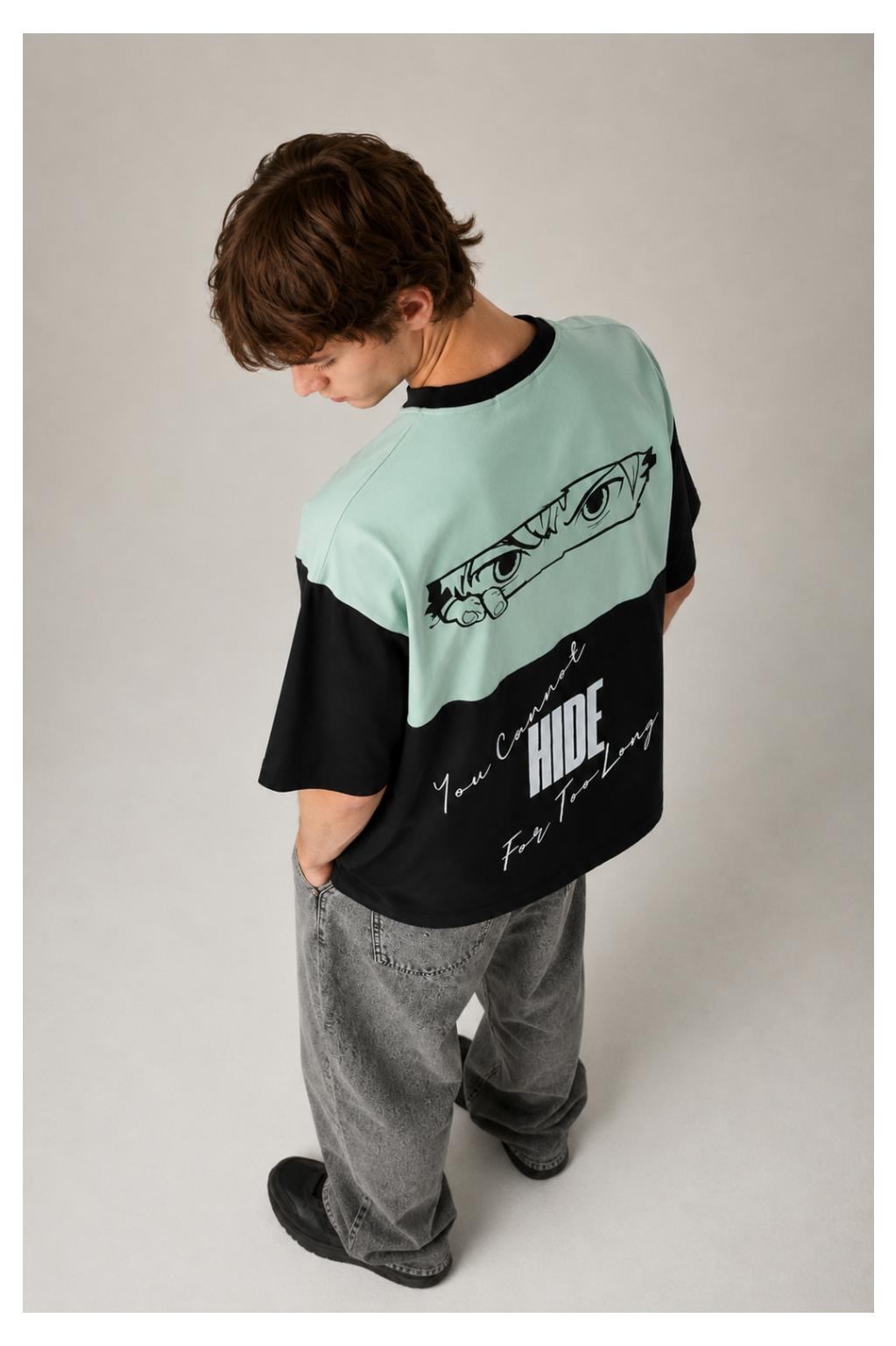 Don't Hide Colorblock Oversized Tee