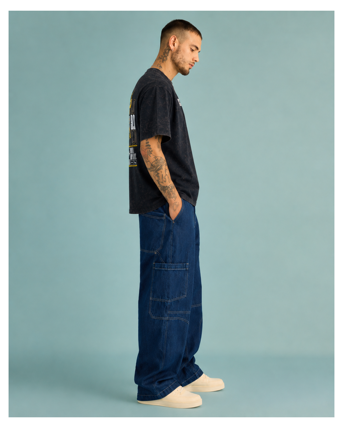 Ghost Frequency 3.0 – Premium Oversized T-Shirt