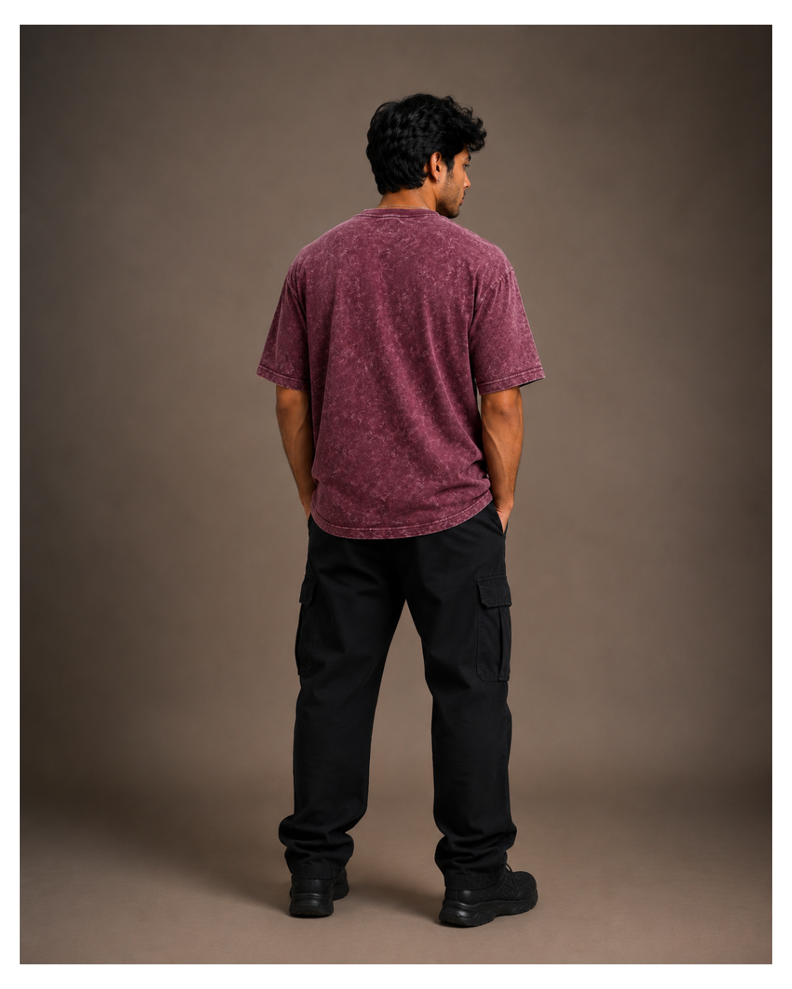 Valley Rider Acid Wash Oversized T-Shirt