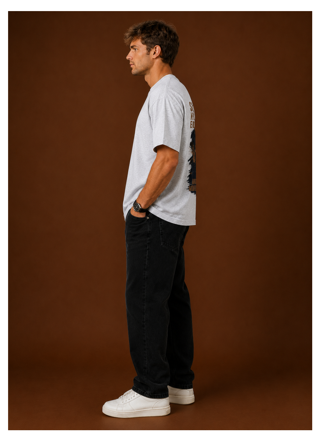 Success Never Ends – Motivation Oversized T-Shirt