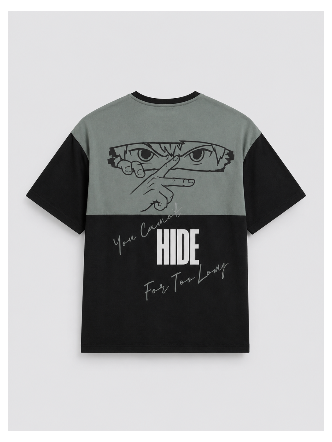 Shadow Vision Anime Oversized Tee