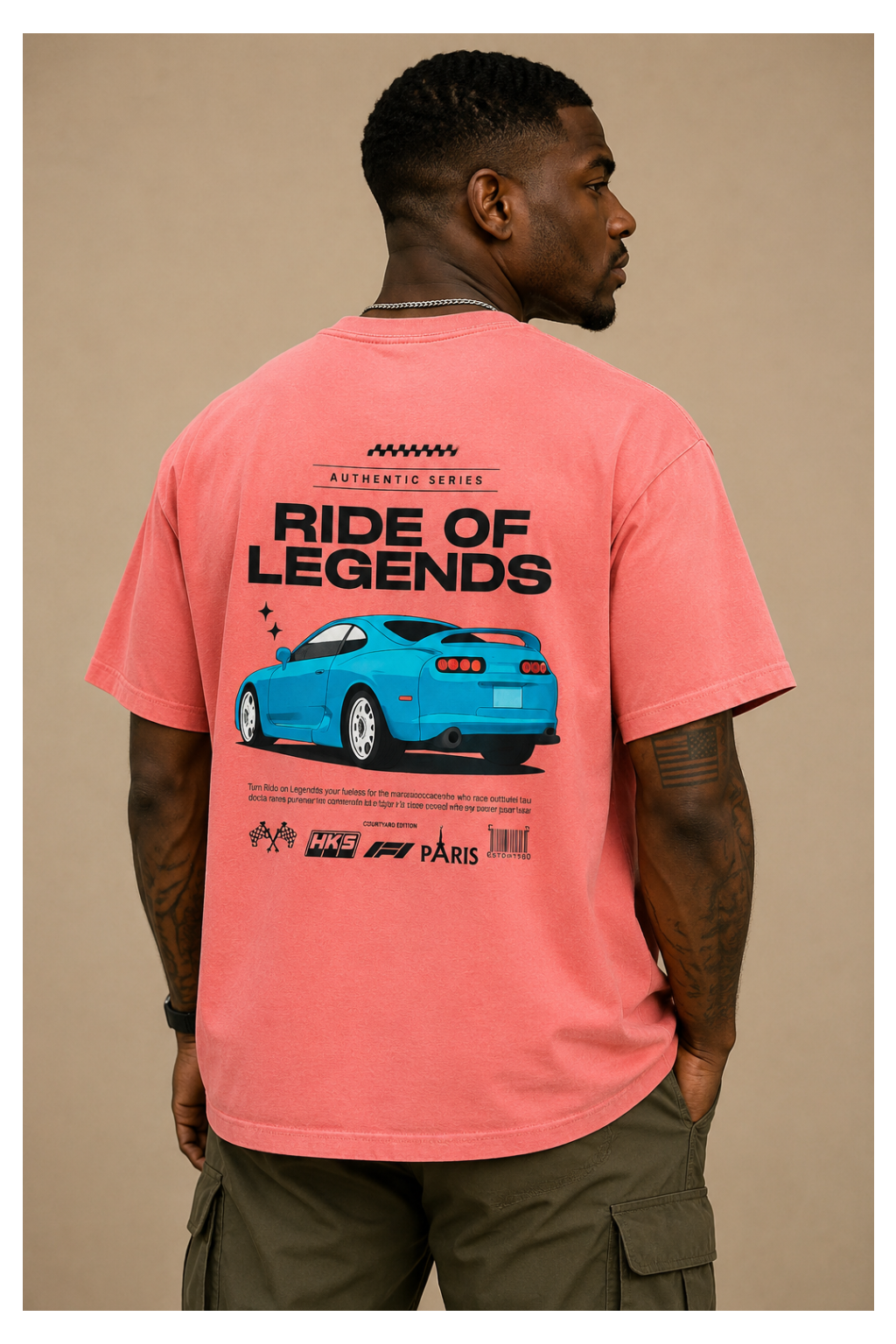 Oversized Car Enthusiast Printed T-Shirt | Premium Streetwear Graphic Tee