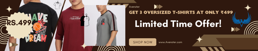 Get 3 Oversized T-Shirts at Only ₹499 – Limited Time Offer!