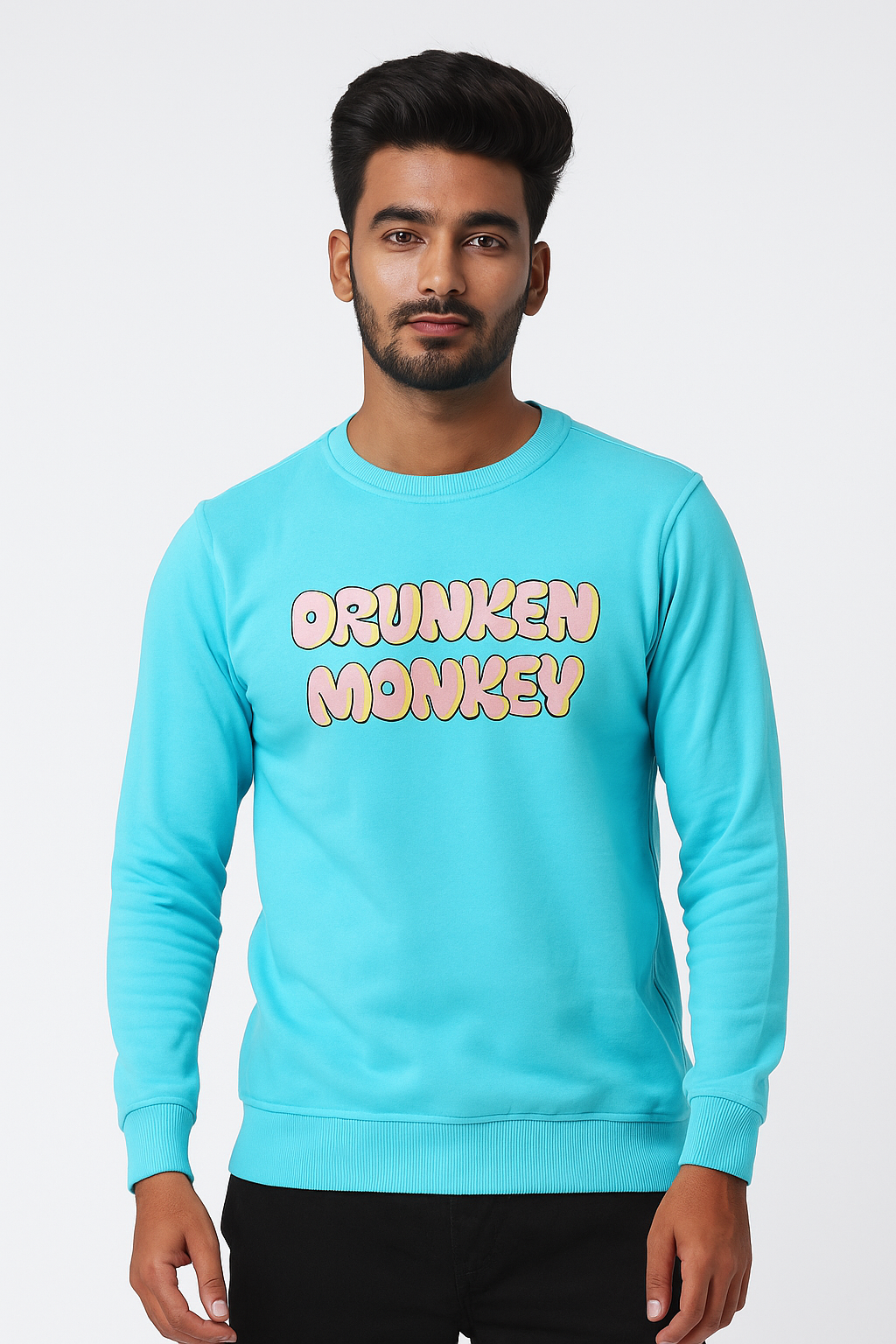 Avenster Pastel Sky Printed Sweatshirt