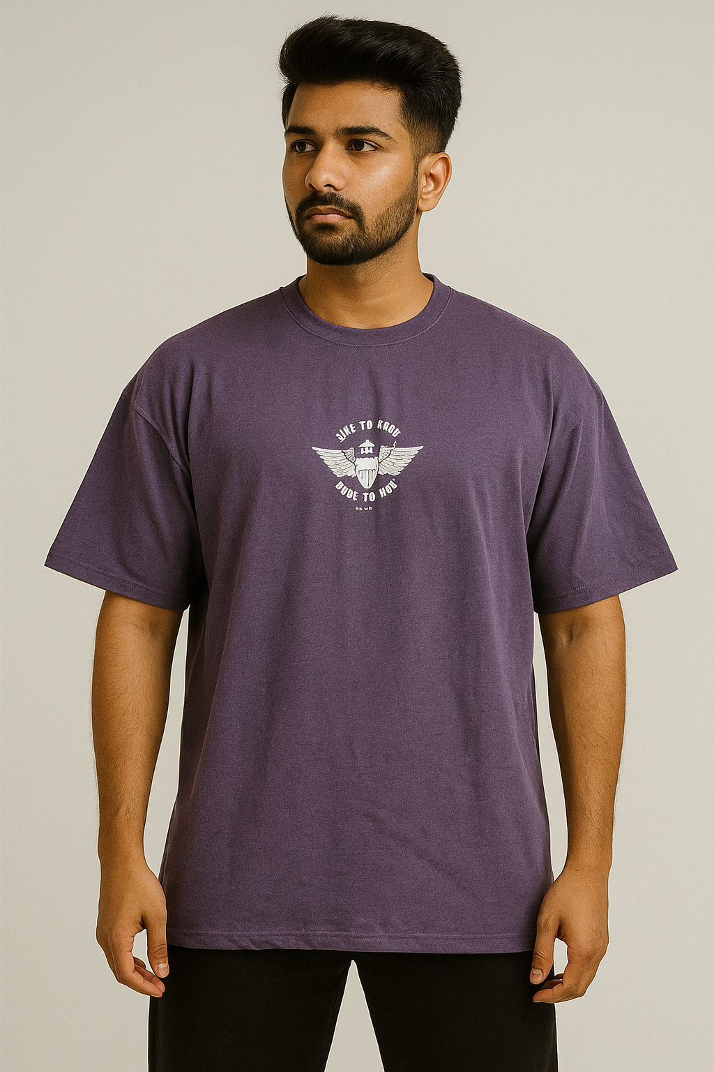 Oversized Bike Lover Printed T-Shirt | Premium Moto Addict Streetwear Tee