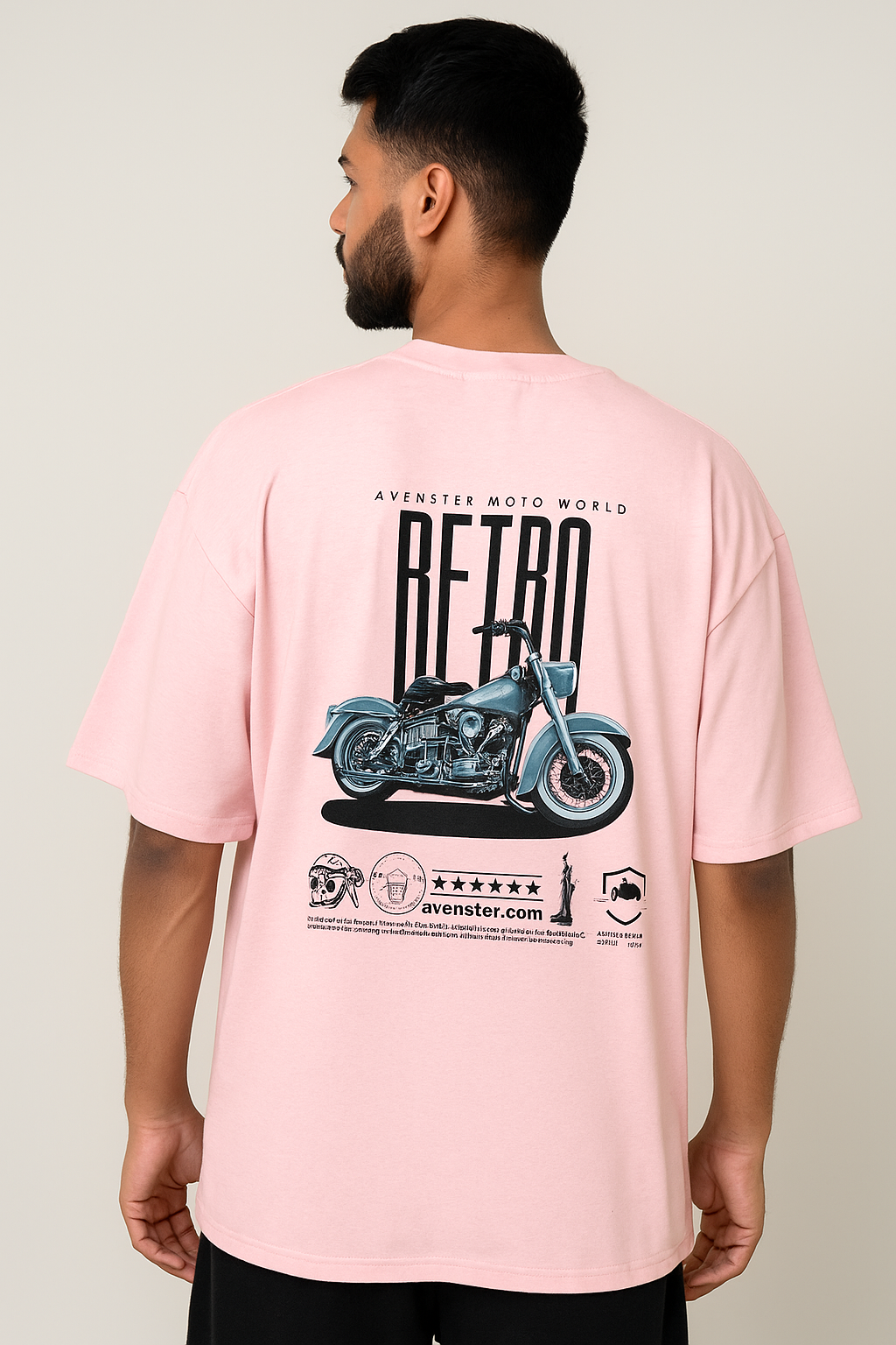Oversized Bike Lover Printed T-Shirt | Premium Moto Addict Streetwear Tee