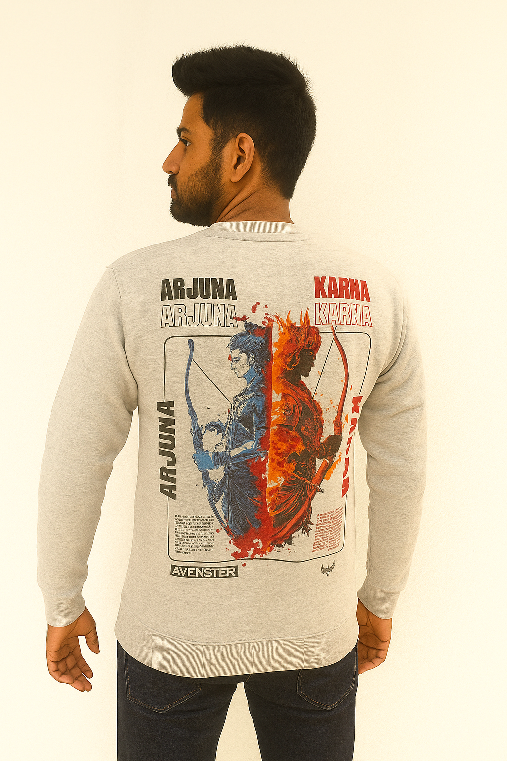 Printed Sweatshirt | Premium Heavyweight Streetwear Pullover for Men & Women
