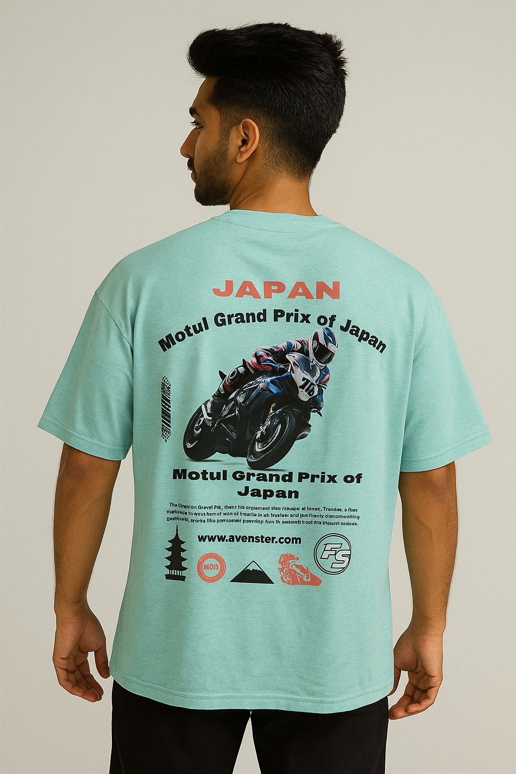 Oversized Bike Lover Printed T-Shirt | Premium Moto Addict Streetwear Tee