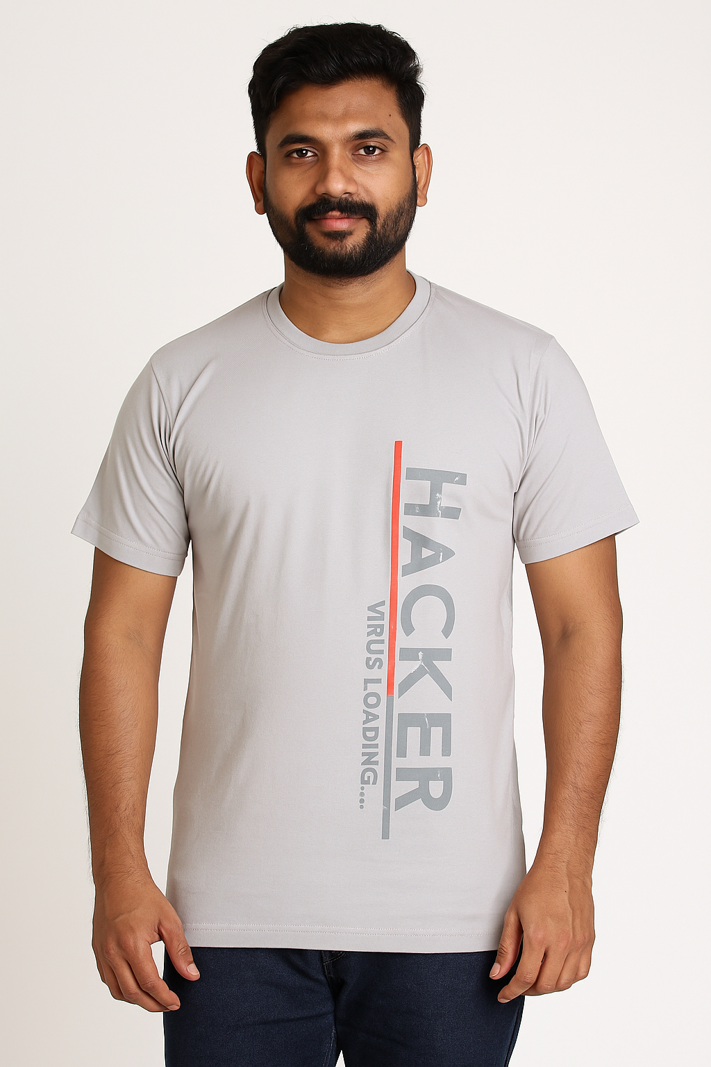 Avenster Steel Tone Printed Tee