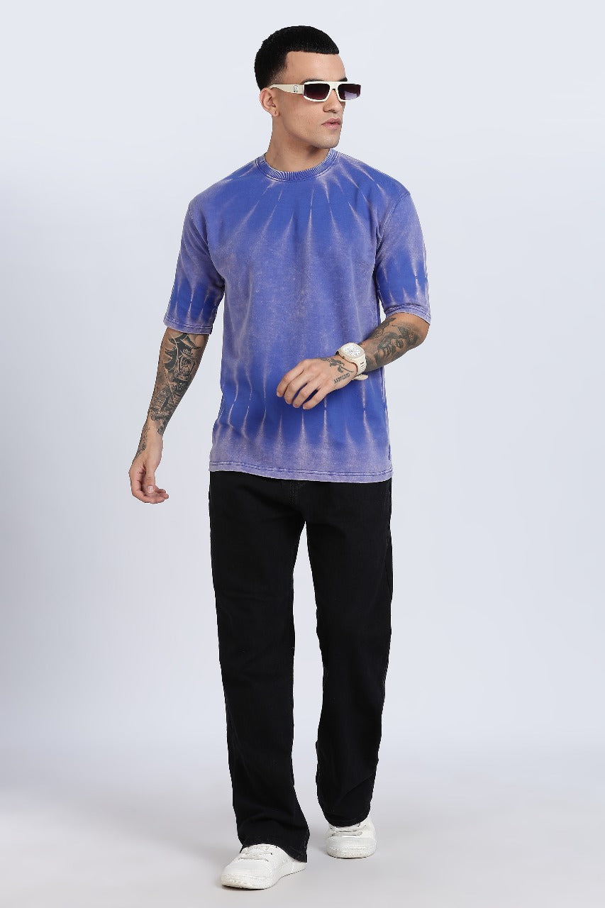 Avenster Oversize Acid washed Oversized T-shirt 240 GSM (Multi-colour) PACK 5
