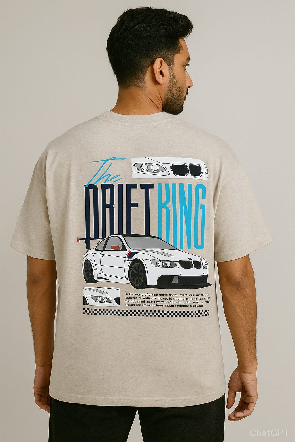 Oversized Car Enthusiast Printed T-Shirt | Premium Streetwear Graphic Tee