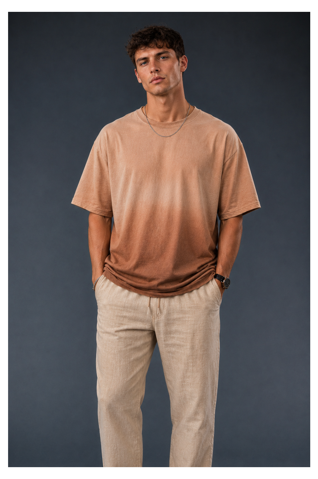 Desert Dusk Fade Oversized Tee