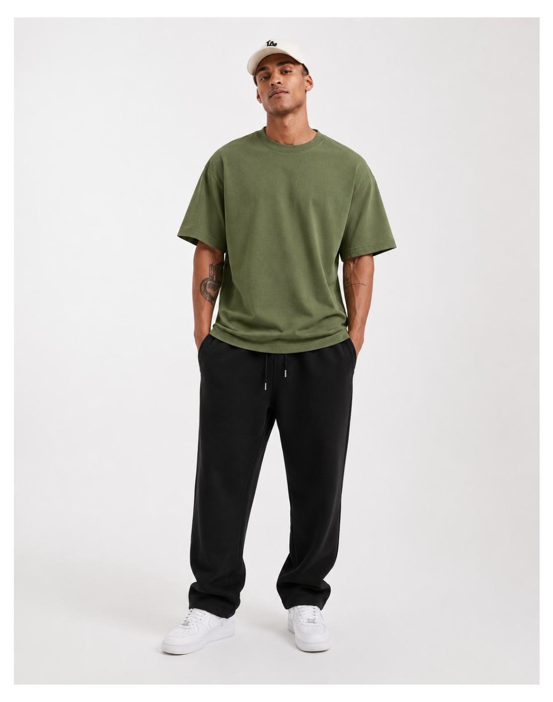 Olive Core Oversized T-Shirt