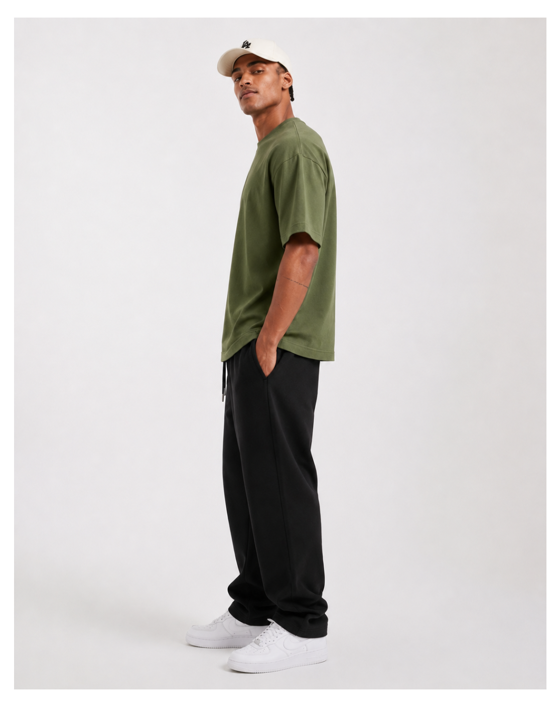 Olive Core Oversized T-Shirt