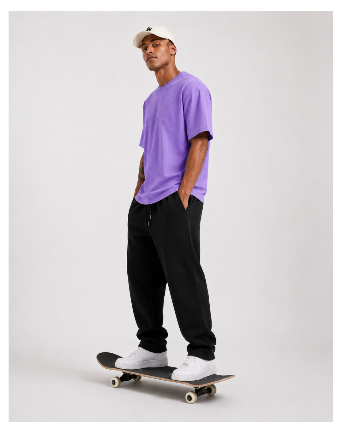 Lavender Drift Oversized T-Shirt
