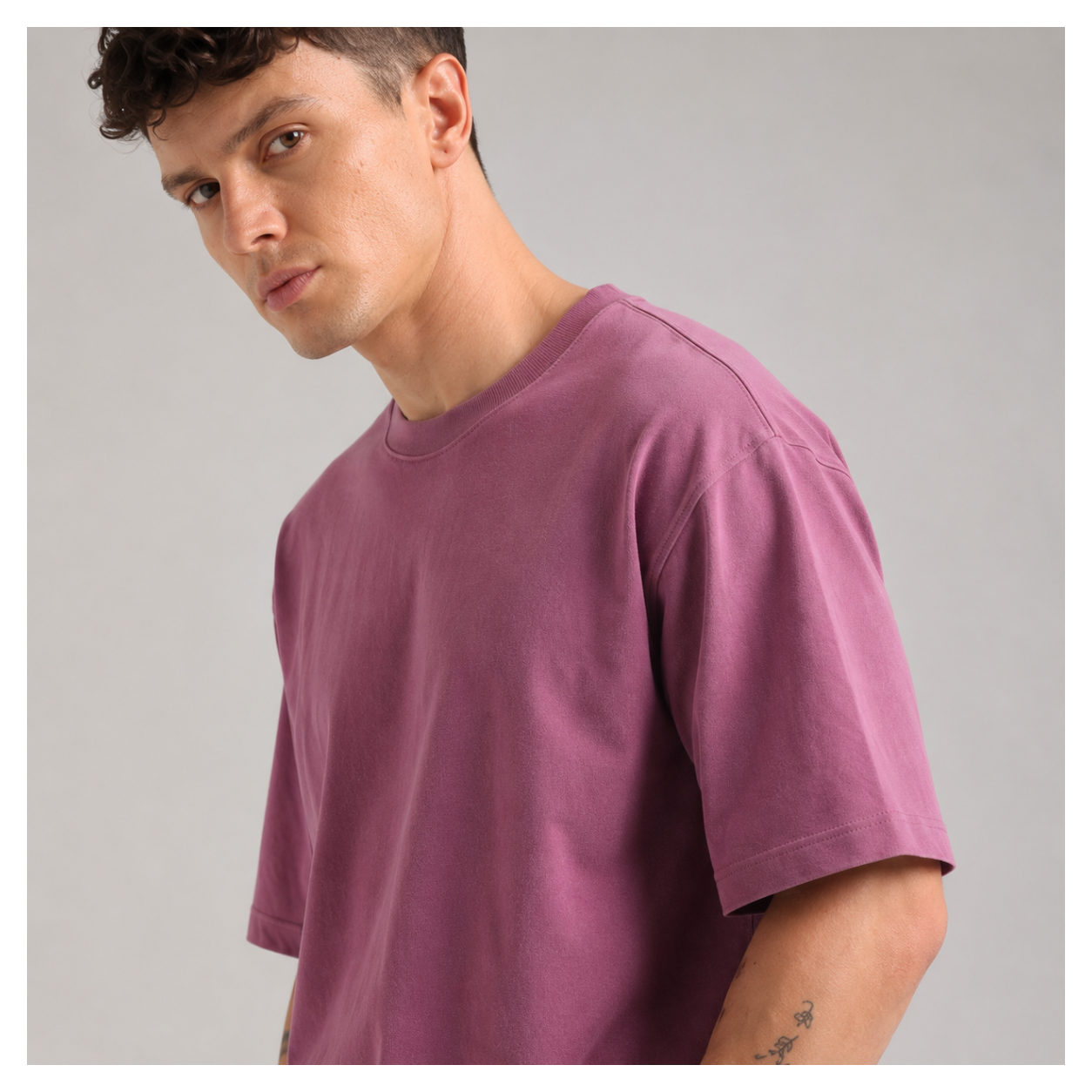 Mauve Mist Oversized T-Shirt