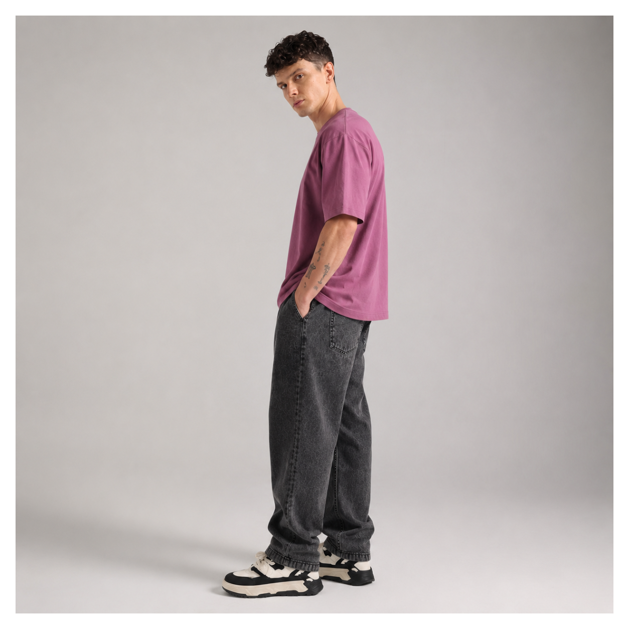 Mauve Mist Oversized T-Shirt