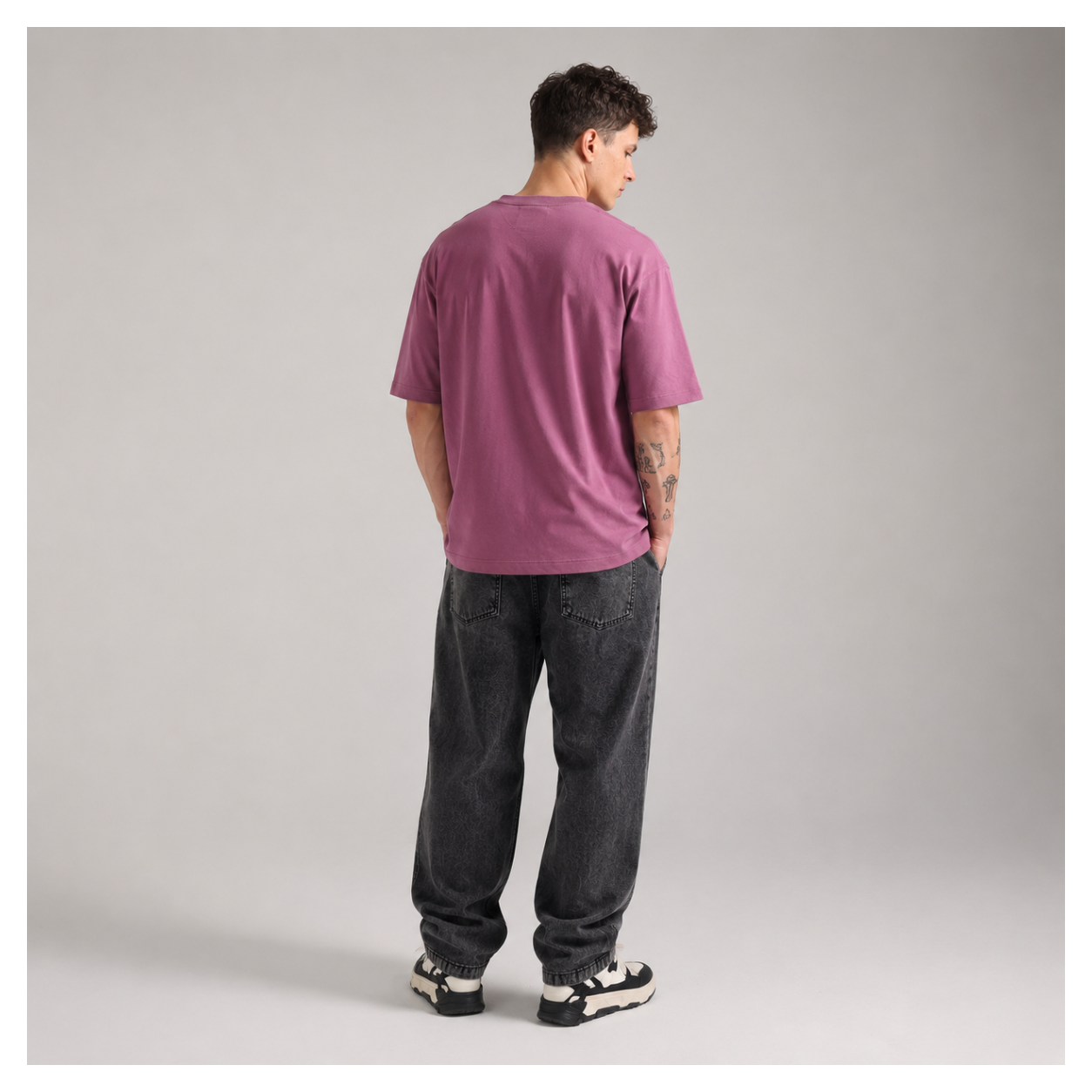 Mauve Mist Oversized T-Shirt