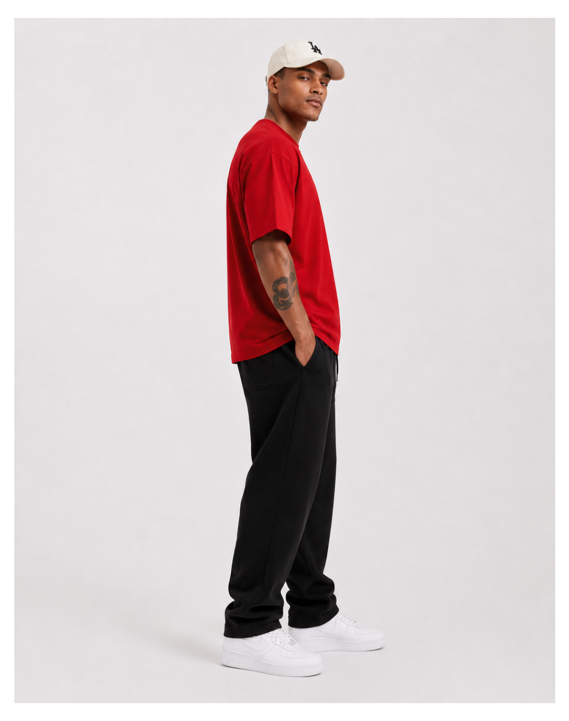 Crimson Core Oversized T-Shirt