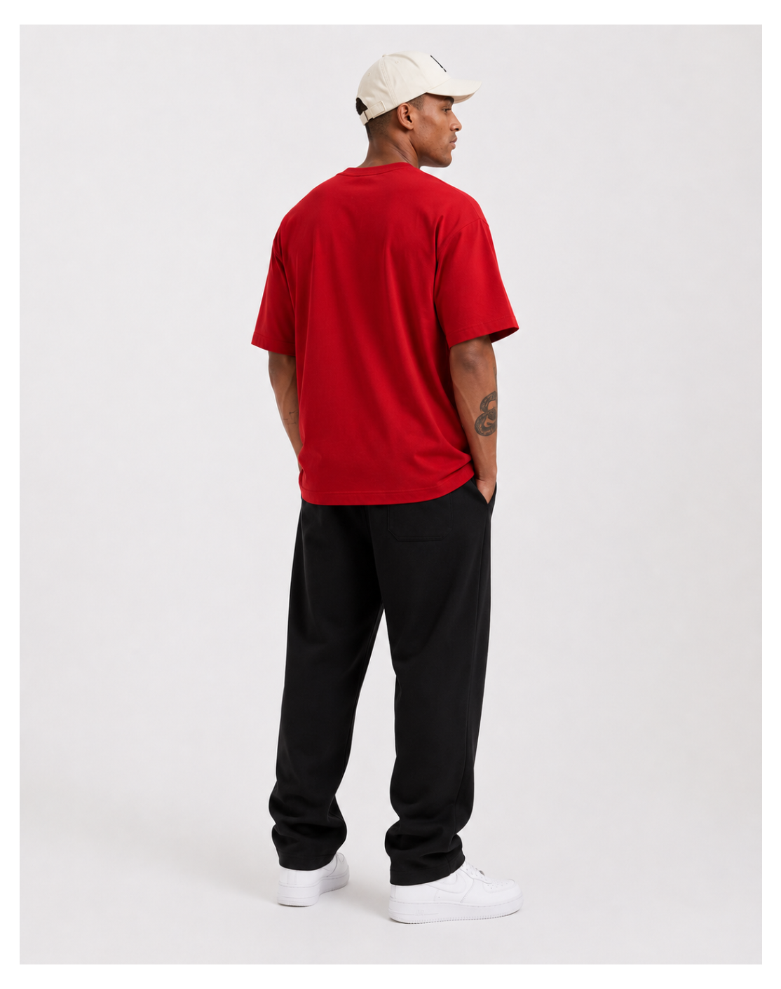 Crimson Core Oversized T-Shirt