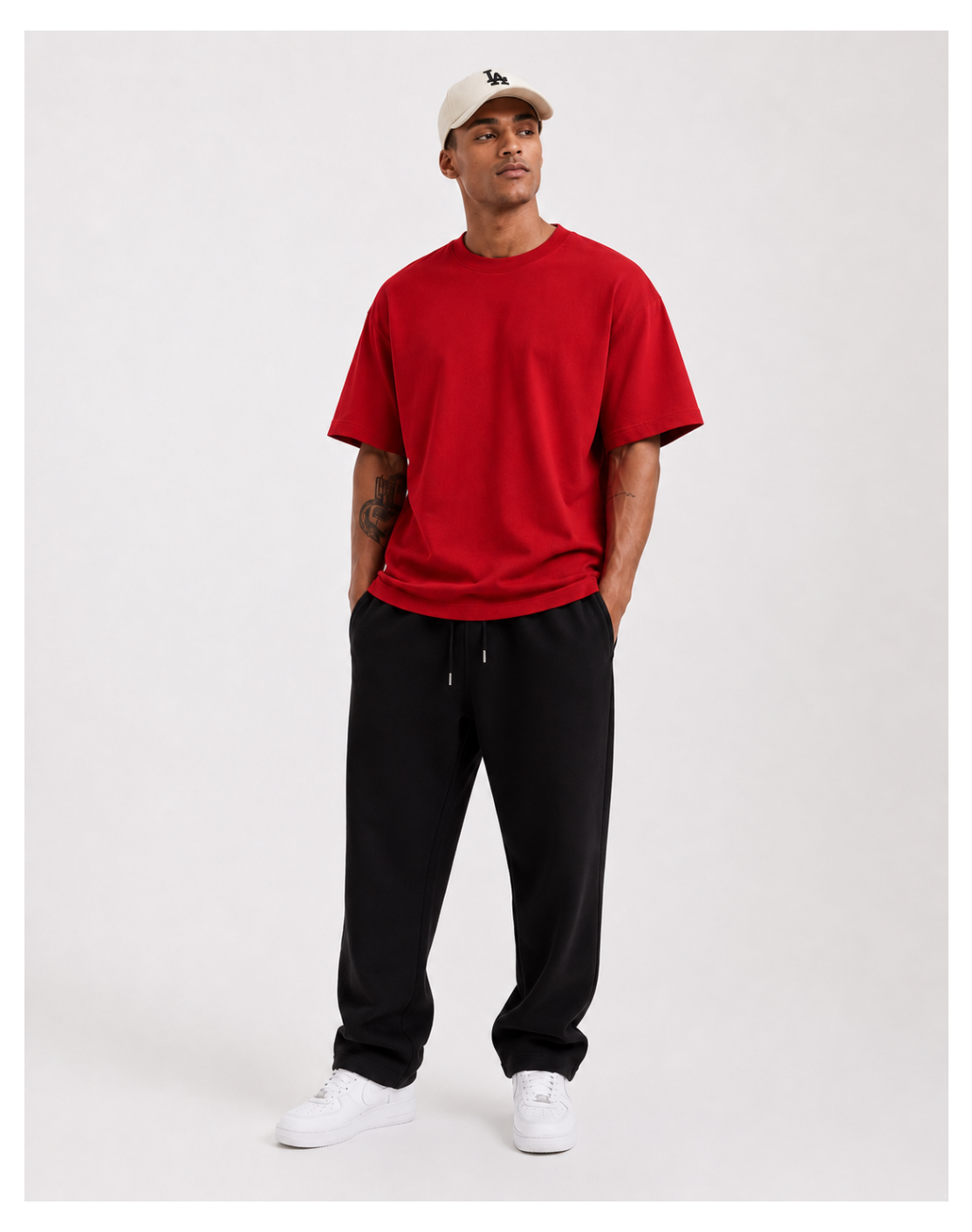 Crimson Core Oversized T-Shirt