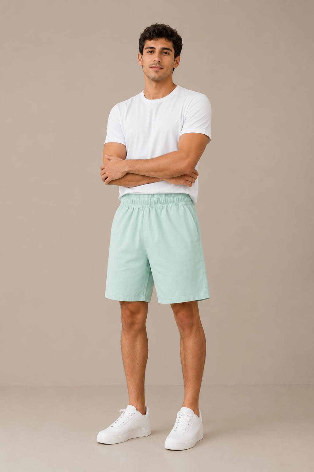 Mint Breeze Comfort Shorts