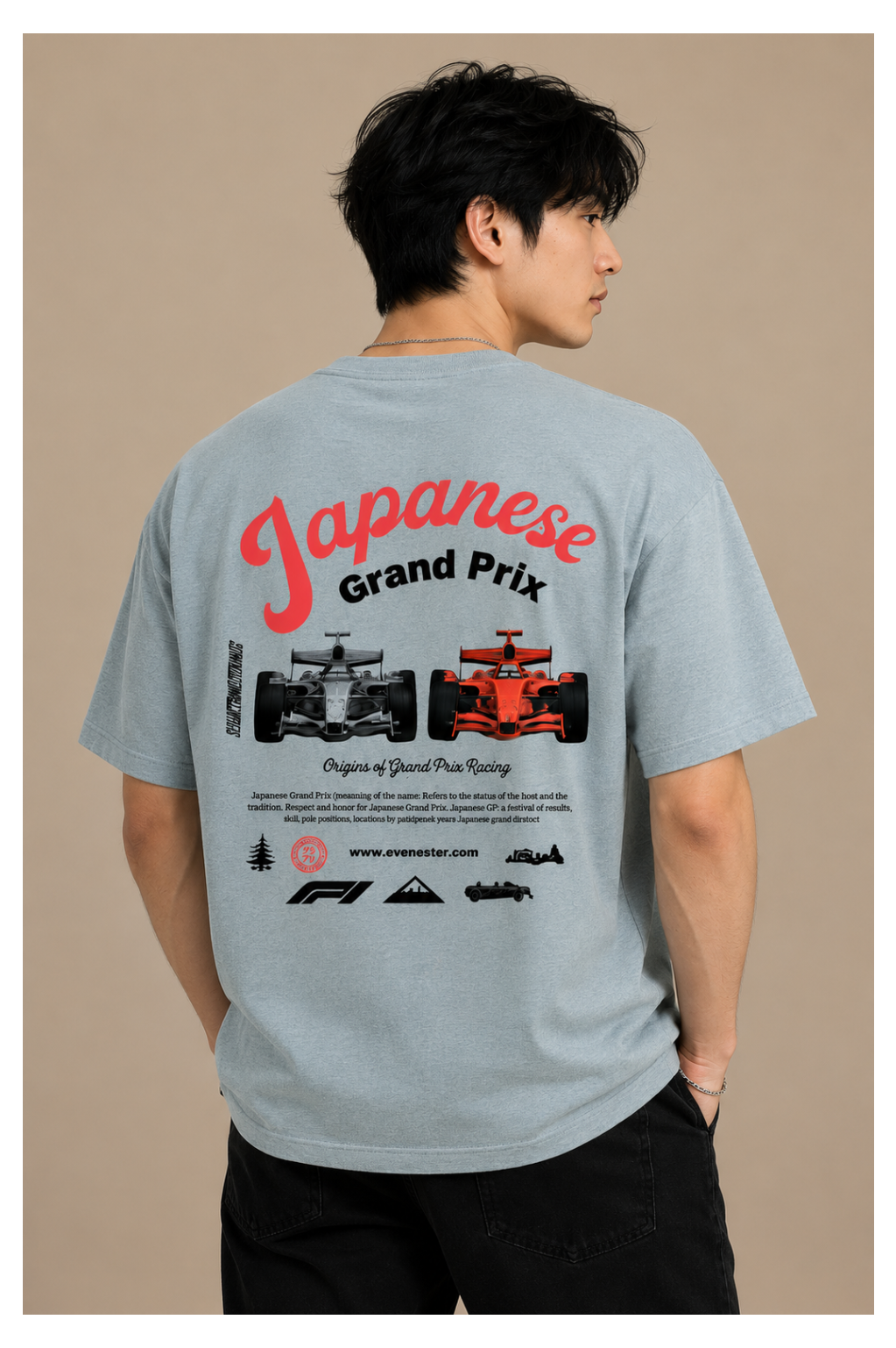 Oversized Car Enthusiast Printed T-Shirt | Premium Streetwear Graphic Tee