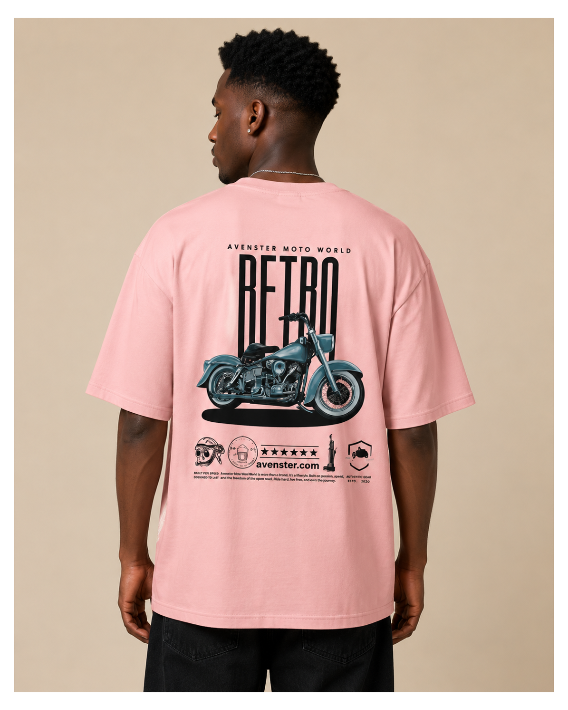 Oversized Bike Lover Printed T-Shirt | Premium Moto Addict Streetwear Tee