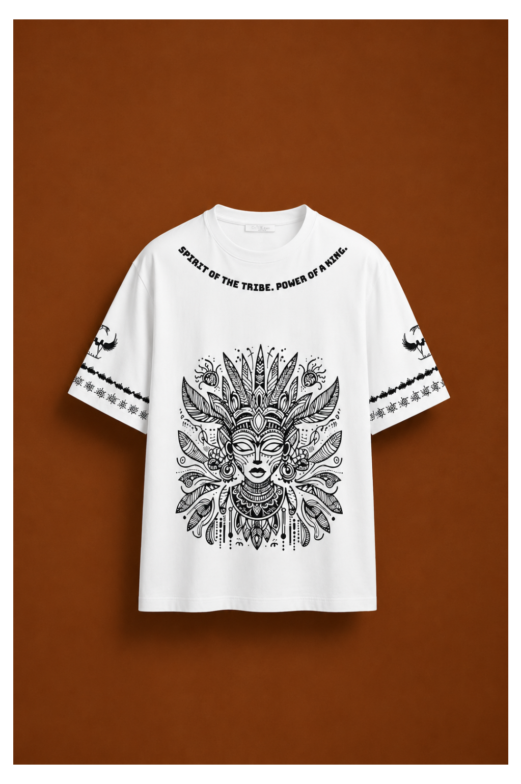 Tribal Spirit – Heritage Graphic Oversized T-Shirt