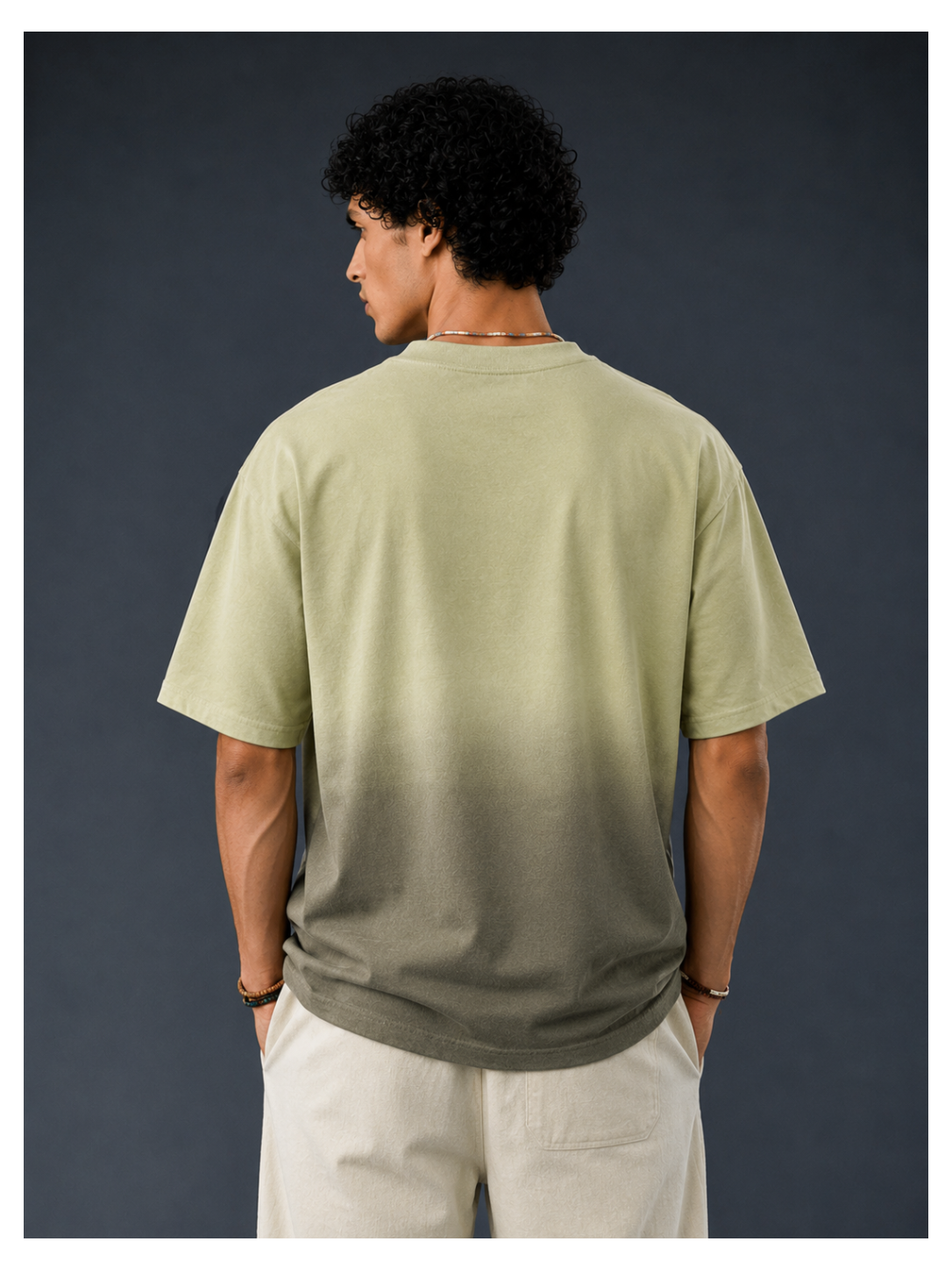 Moss Gradient Streetwear Tee