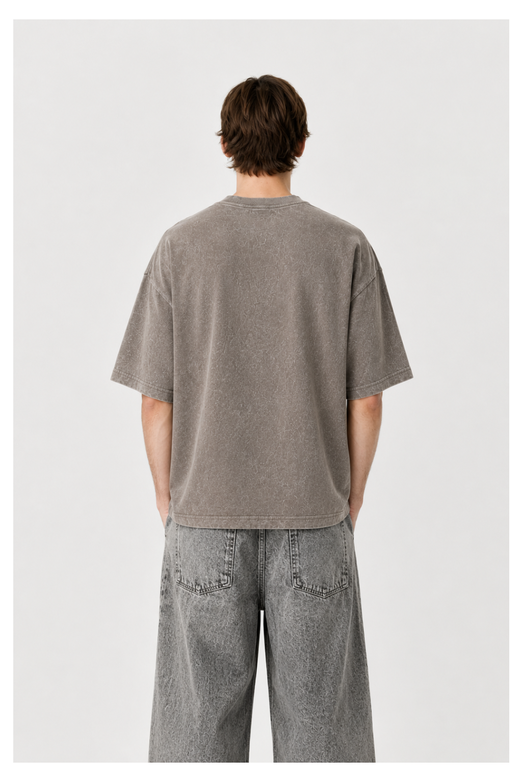 Vintage Grey Oversized Tee