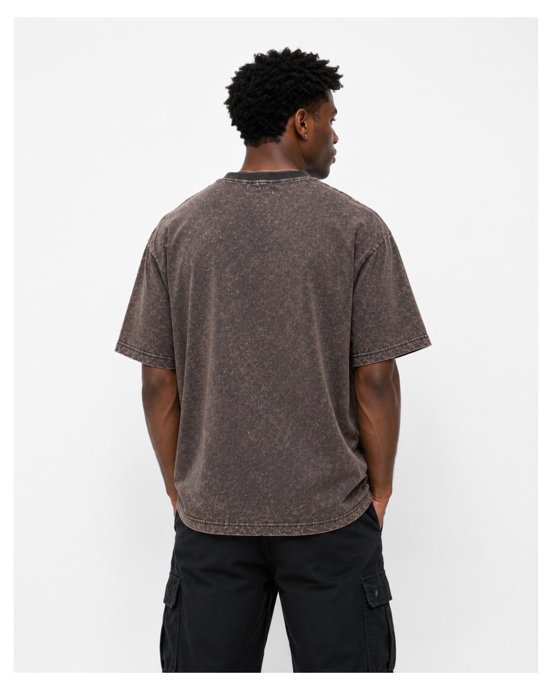 Valley Rider Acid Wash Oversized Tee