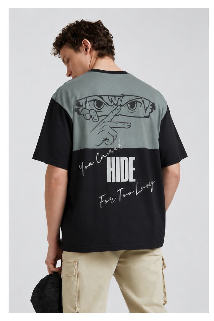 Shadow Vision Anime Oversized Tee