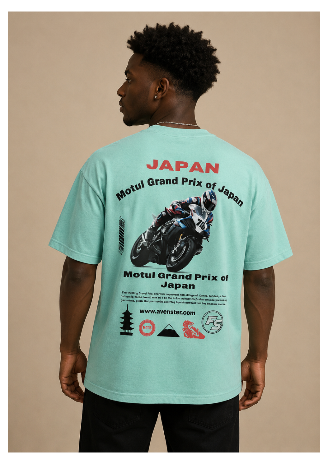 Oversized Bike Lover Printed T-Shirt | Premium Moto Addict Streetwear Tee
